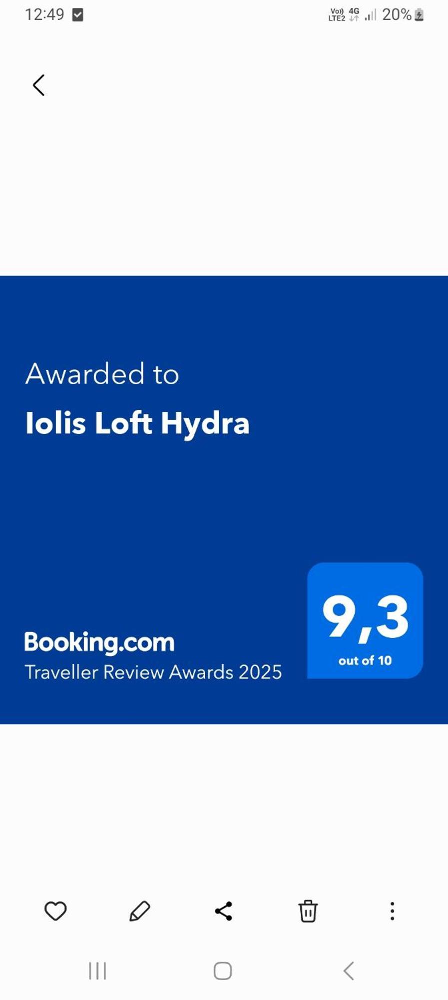 דירות Iolis Loft Hydra מראה חיצוני תמונה